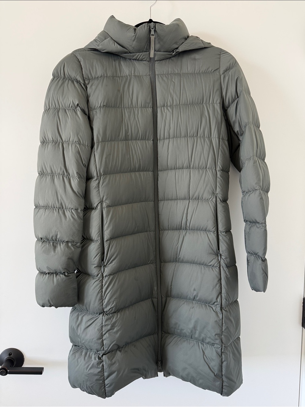 Uniqlo Long Hooded Puffer Coat
